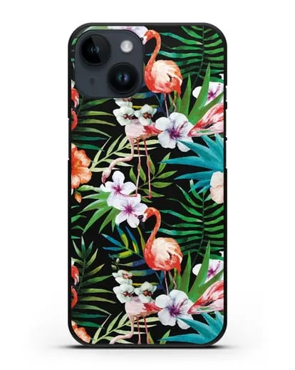 Чехол Дивный сад силиконовый для iPhone 14