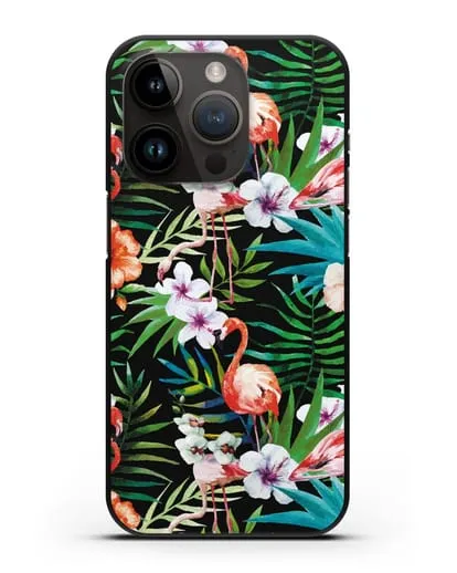 Чехол Дивный сад силиконовый для iPhone 14 Pro