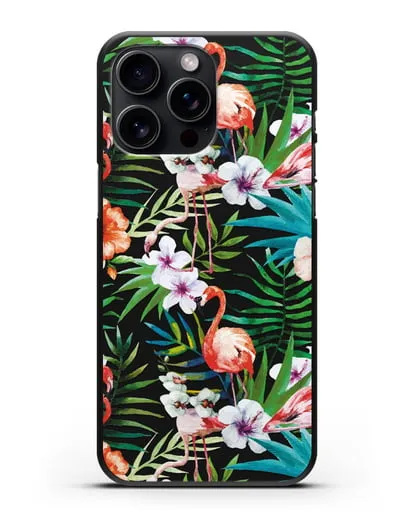 Чехол Дивный сад силиконовый для iPhone 15 Pro Max