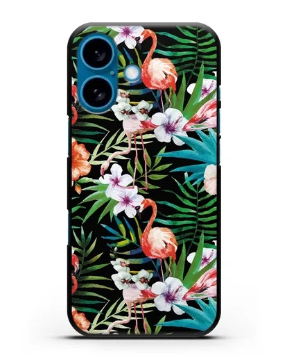 Чехол Дивный сад силиконовый для iPhone 16