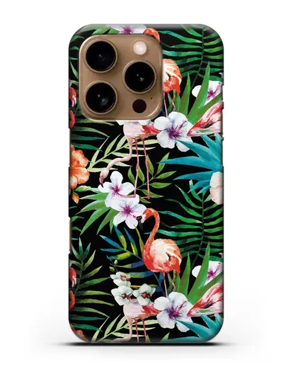 Чехол Дивный сад силиконовый для iPhone 16 Pro