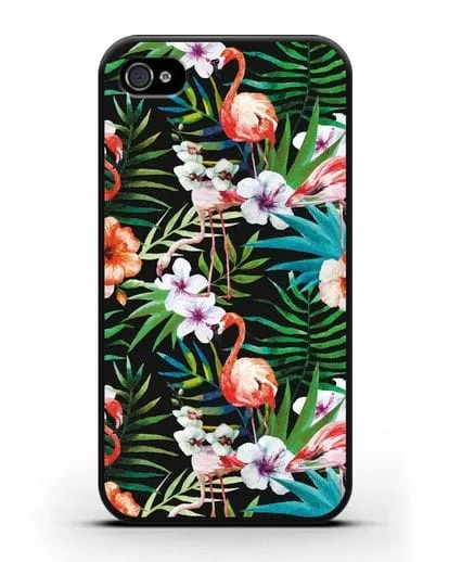 Чехол Дивный сад силиконовый для iPhone 4/4s