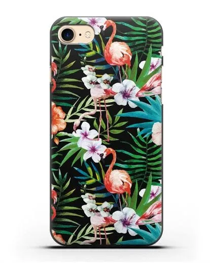 Чехол Дивный сад силиконовый для iPhone 7