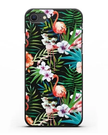 Чехол Дивный сад силиконовый для iPhone SE 2020