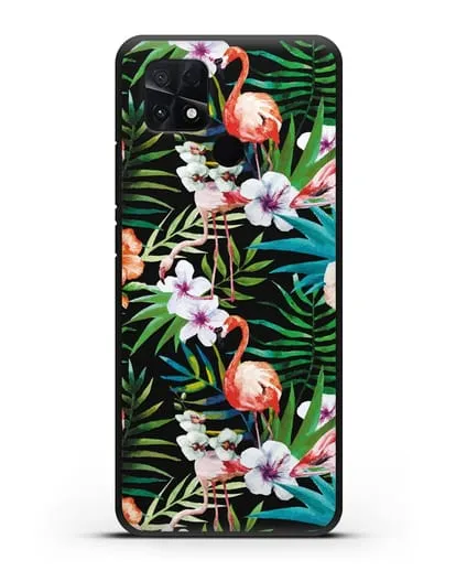 Чехол Дивный сад силиконовый для Xiaomi Poco C40