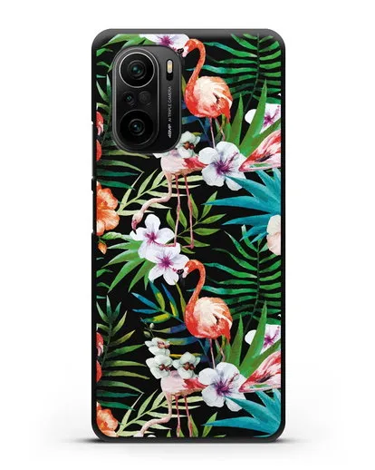 Чехол Дивный сад силиконовый для Xiaomi Poco F3