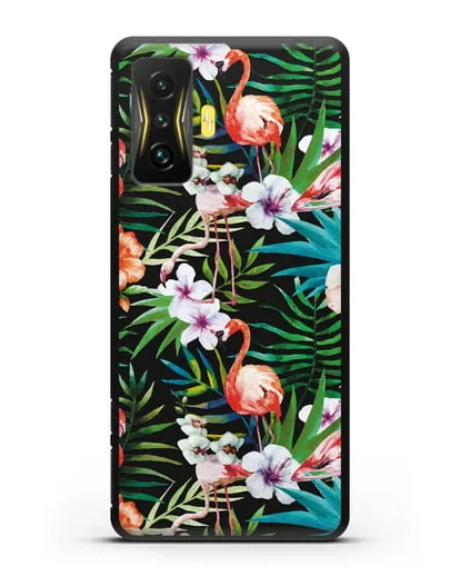 Чехол Дивный сад силиконовый для Xiaomi Poco F4 GT