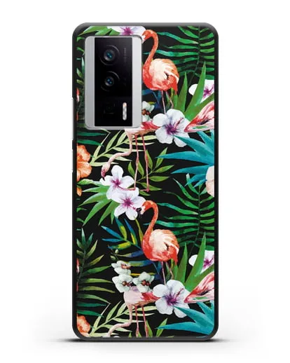 Чехол Дивный сад силиконовый для Xiaomi Poco F5 Pro