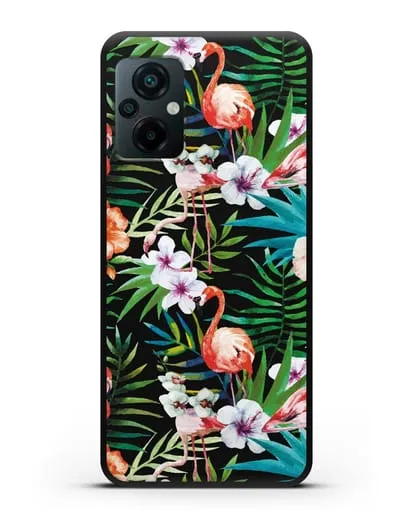 Чехол Дивный сад силиконовый для Xiaomi Poco M5