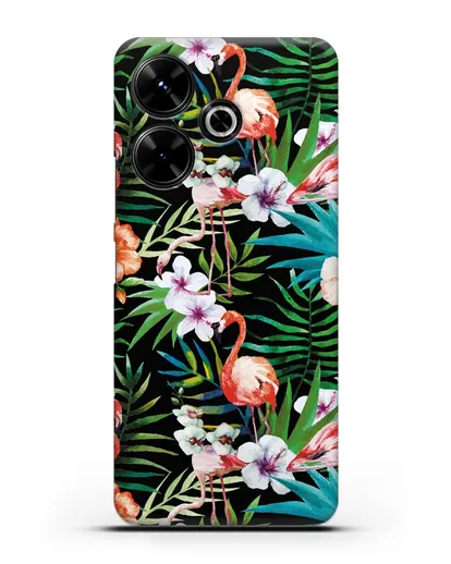 Чехол Дивный сад силиконовый для Xiaomi Poco M6