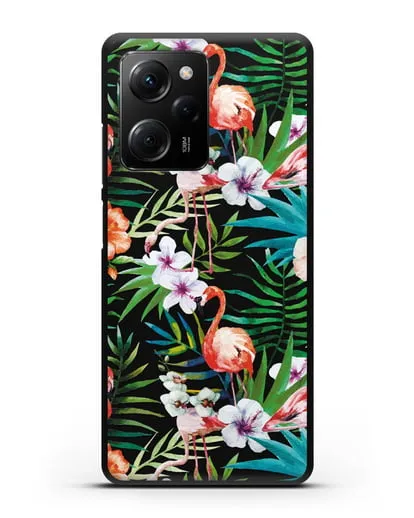 Чехол Дивный сад силиконовый для Xiaomi Poco X5 Pro