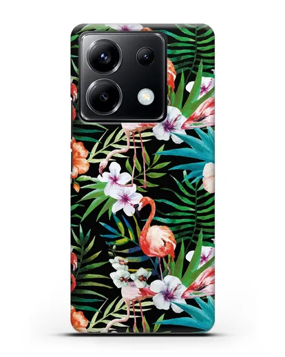 Чехол Дивный сад силиконовый для Xiaomi Poco X6