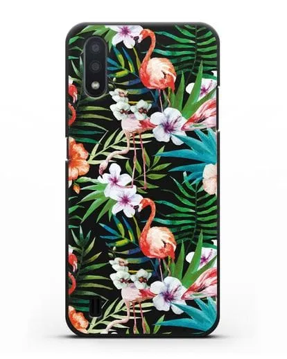 Чехол Дивный сад силиконовый для Samsung Galaxy A01 [SM-A015F]