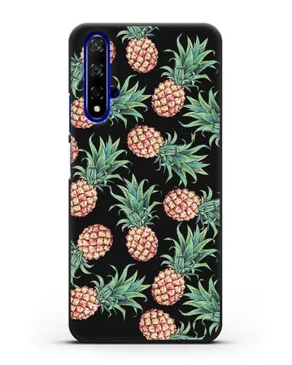 Чехол Ананасы силиконовый для Honor 20