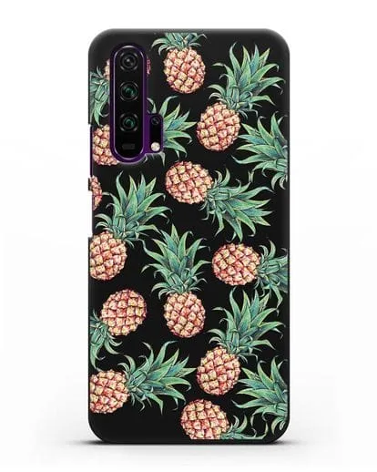 Чехол Ананасы силиконовый для Honor 20 Pro