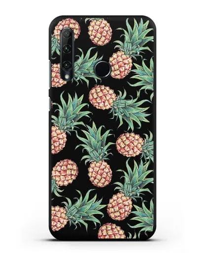 Чехол Ананасы силиконовый для Honor 20e