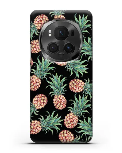 Чехол Ананасы силиконовый для Honor Magic 6 Pro