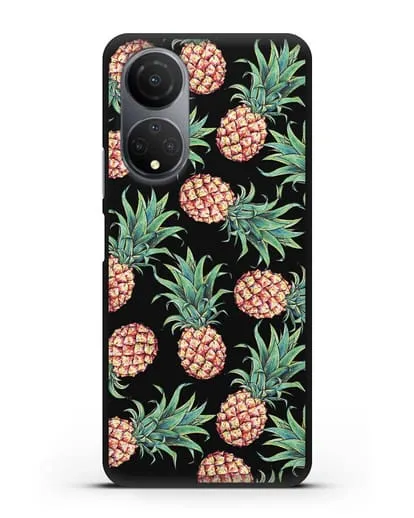 Чехол Ананасы силиконовый для Honor X7