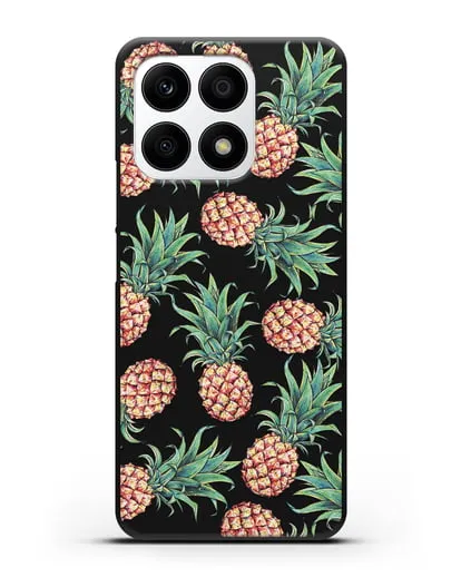 Чехол Ананасы силиконовый для Honor X8a