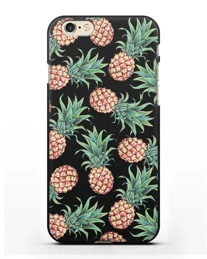 Чехол Ананасы силиконовый для iPhone 6