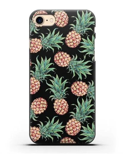 Чехол Ананасы силиконовый для iPhone 7