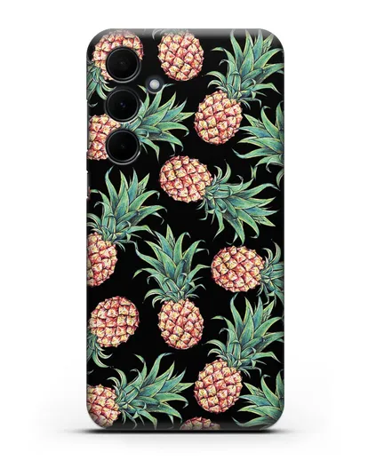 Чехол Ананасы силиконовый для Samsung Galaxy A55 [SM-A556]