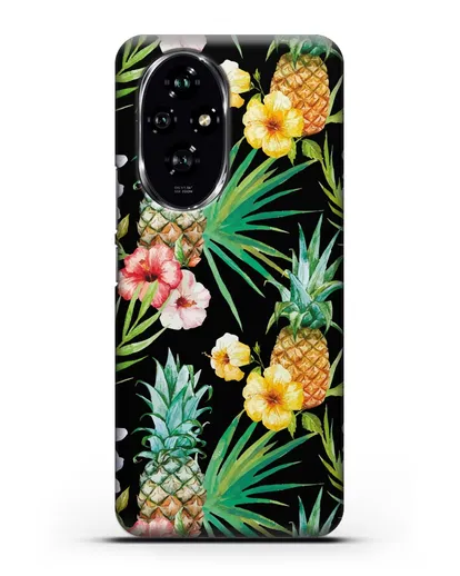 Чехол Экзотический коктейль силиконовый для Honor 200