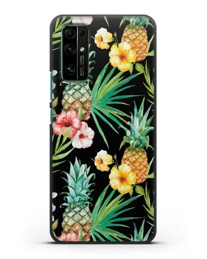 Чехол Экзотический коктейль силиконовый для Honor 30