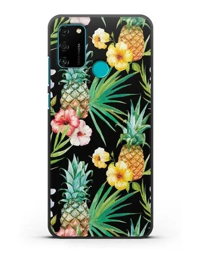 Чехол Экзотический коктейль силиконовый для Honor 9A