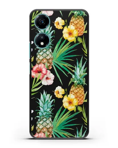 Чехол Экзотический коктейль силиконовый для Honor X5 Plus