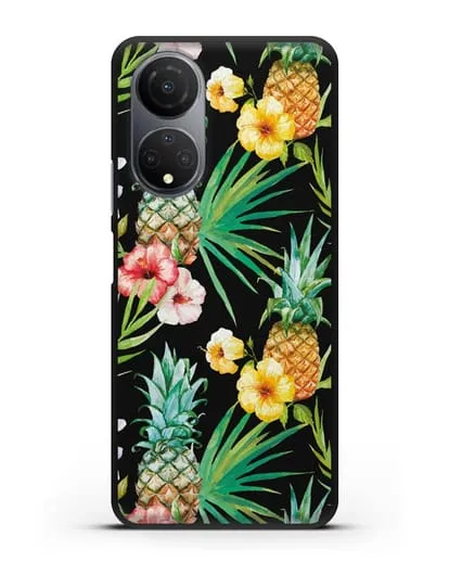 Чехол Экзотический коктейль силиконовый для Honor X7