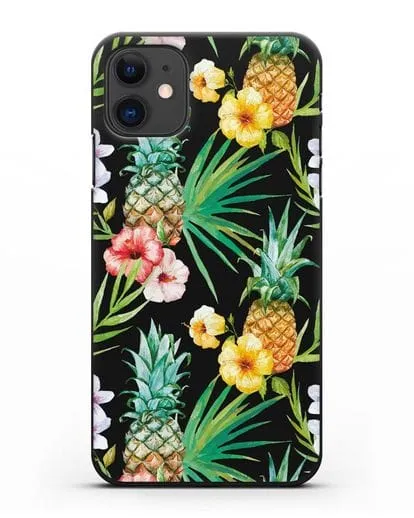 Чехол Экзотический коктейль силиконовый для iPhone 11