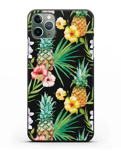 Чехол Экзотический коктейль силиконовый для iPhone 11 Pro Max