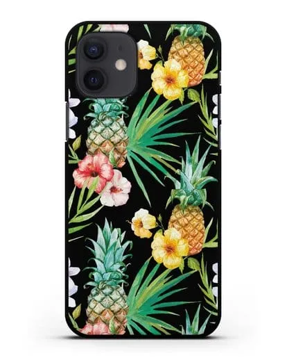 Чехол Экзотический коктейль силиконовый для iPhone 12