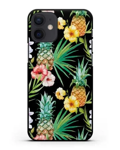 Чехол Экзотический коктейль силиконовый для iPhone 12 mini