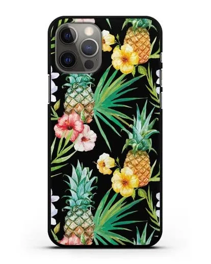 Чехол Экзотический коктейль силиконовый для iPhone 12 Pro