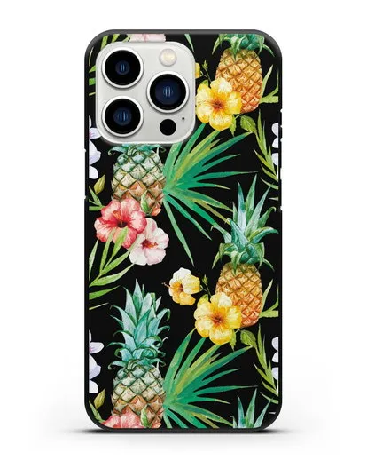 Чехол Экзотический коктейль силиконовый для iPhone 13 Pro