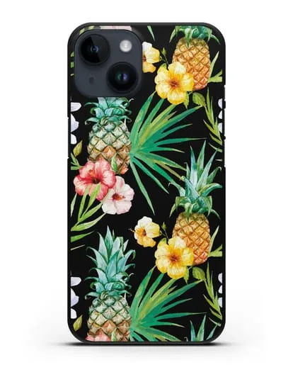 Чехол Экзотический коктейль силиконовый для iPhone 14