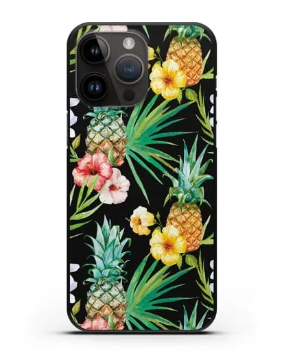 Чехол Экзотический коктейль силиконовый для iPhone 14 Pro Max