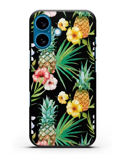 Чехол Экзотический коктейль силиконовый для iPhone 16