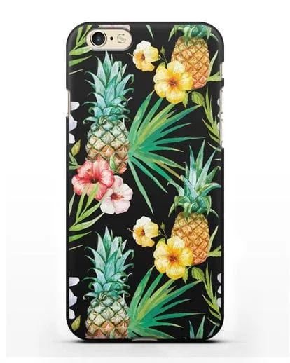 Чехол Экзотический коктейль силиконовый для iPhone 6