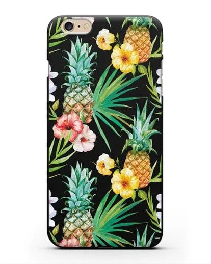 Чехол Экзотический коктейль силиконовый для iPhone 6s Plus