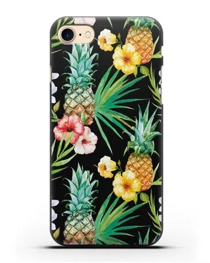 Чехол Экзотический коктейль силиконовый для iPhone 7