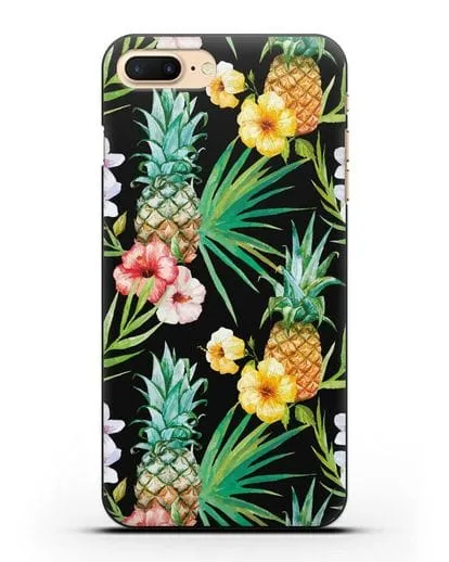 Чехол Экзотический коктейль силиконовый для iPhone 7 Plus