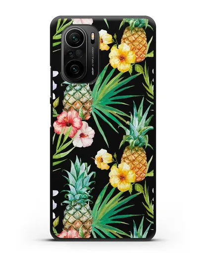 Чехол Экзотический коктейль силиконовый для Xiaomi Poco F3