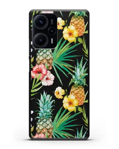 Чехол Экзотический коктейль силиконовый для Xiaomi Poco F5