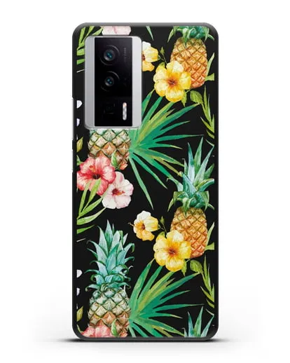 Чехол Экзотический коктейль силиконовый для Xiaomi Poco F5 Pro