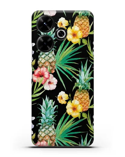 Чехол Экзотический коктейль силиконовый для Xiaomi Poco M6