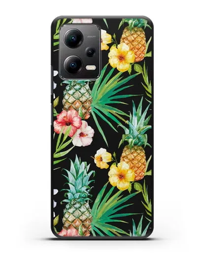 Чехол Экзотический коктейль силиконовый для Xiaomi Poco X5