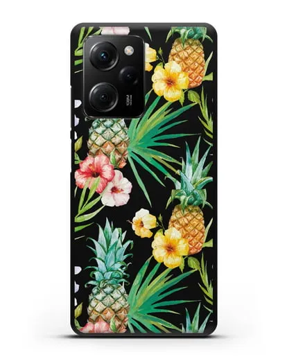 Чехол Экзотический коктейль силиконовый для Xiaomi Poco X5 Pro